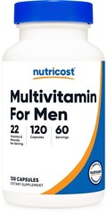 Nutricost Multivitamin for Men 120 Capsules – Vitamins and Minerals