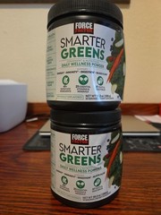 2x Force Factor Smarter Greens daily wellness powder 10.2 oz each MAY 2026