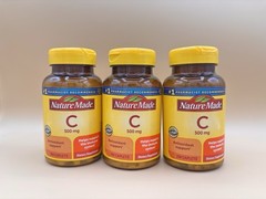 Set of 3 Nature Made Vitamin C 500mg 250 Caplets Exp. 09/2025 NEW