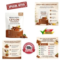 300 Softgels of Non-GMO Ceylon Cinnamon with MCT Oil – Wellness Boost