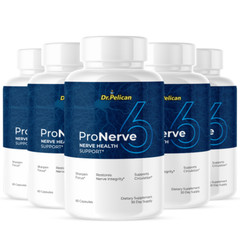 ProNerve 6 – Nerve & Brain Support- 5 Bottles- 300 Capsules
