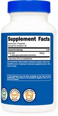 Nutricost Alpha GPC 600mg Per Serving, 120 Vegetarian Capsules – Non-GMO