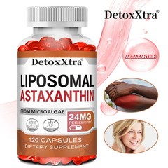 Liposomal Astaxanthin 24mg 30~120Caps,Protect Vision,Joint&Cardiovascular Health