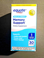 Equate Memory Support Dietary Capsules/Sharper Mind/Clearer Thinking