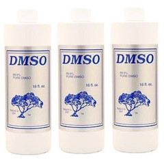 DMSO 99.9% Pure DMSO Liquid 16 fl.oz Each (Pack of 3)