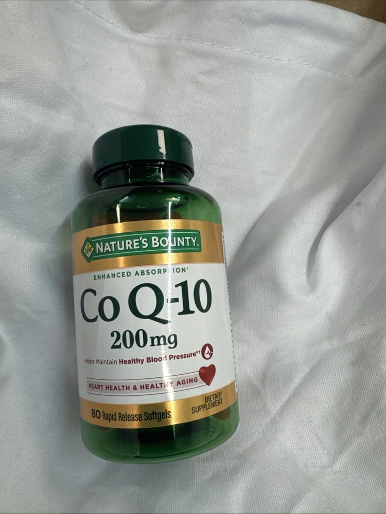 Nature’s Bounty Co Q-10 200mg Tablets – 80 Count
