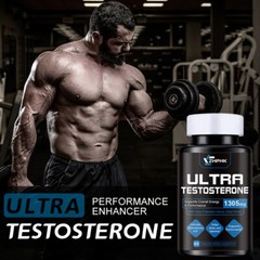ZHPHK Testo Booster – Muscle Growth, Energy, Libido Capsules 90ct – 2 Pack