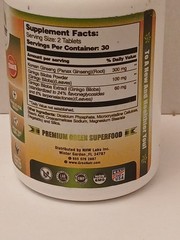 GreeNatr Premium Ginseng + Ginkgo Biloba 60 Veggie Tablets BB: 4/2028