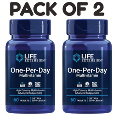 Life Extension One-Per-Day 60 Tablets Pack of 2