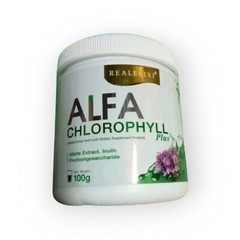 Alfa Chlorophyll Plus fiber natural detox Healthy Skin real elixir set 100g.x4