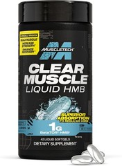 HMB Supplements 1000Mg, Clear Muscle (42 Liquid Softgels) – Highest Grade HMB fo