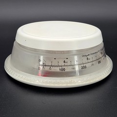 1990 Vintage Weight Watchers Round Food Scale Switzerland Works Clean