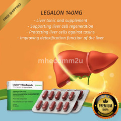 2 BOX LEGALON 30’s 140mg Milk Thistle Madaus Germany Traditionally Use for Liver