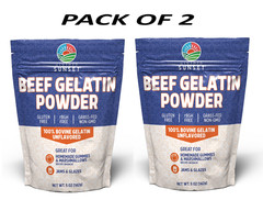 Unflavored Beef Gelatin Powder 5 oz (142g) Protein Collagen Baking Supplement
