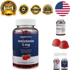 120 Count Sleep Support Gummies – Delicious Strawberry Flavor, 5mg Each