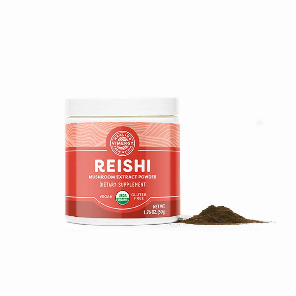 Vimergy USDA Organic Reishi Mushroom Extract Powder, 33 Servings