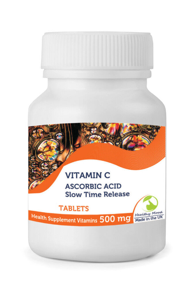 Vitamin C ASCORBIC ACID Slowtime Release/ Time release 30/60/90/120/180/250 Tabl