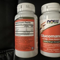13x Bottles NOW Glucomannan 475 mg 60 Caps Each- Exp 8/2026