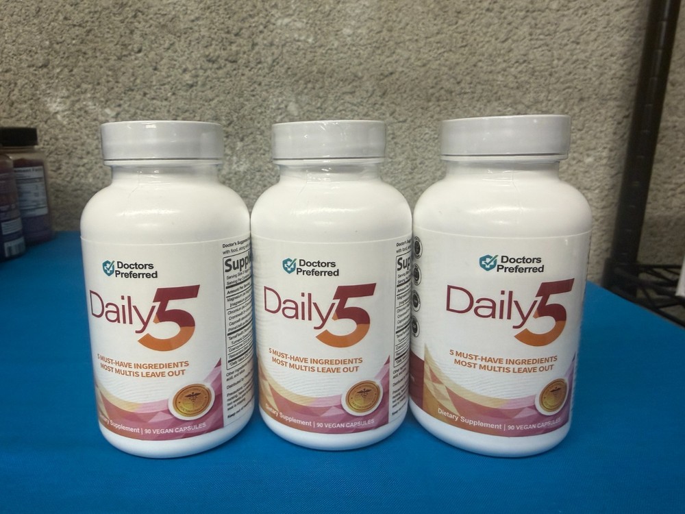 Doctors’ Preferred Daily 5 Daily5 90 Capsules – New / Sealed! Exp 4/2027-3pc