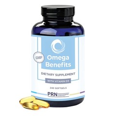Omega 3 Fish Oil Supplement 560 mg EPA 560mg DHA 240 Softgels PRN 60-Day Supply
