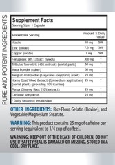 STAMINA, ENERGY, STRENGTH – BEST TESTOSTERONE BOOSTER – natural 1 Bottle 60 Caps