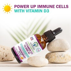 Vegan Plant Based Liposomal Liquid Vitamin D3 dropper – 10,000 IU, Orange Flavor