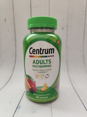 Centrum Adults Multigummies, Fruit Flavors, 180 Gummies, Exp 04-2026
