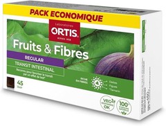 Ortis Fruits & Fibres Regular 45 Squares to Chew