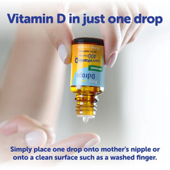 Ddrops Baby Vitamin D 400 IU Organic Liquid Drops – 0.06 fl oz