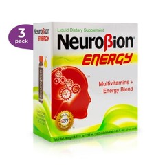 3 PACK – NEUROBION – ENERGY – LIQUID DIETARY SUPPLEMENT – 10 VIALS