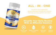 Glicodex Premium Blood Support Capsules, Glicodex Pills (60 Capsules)