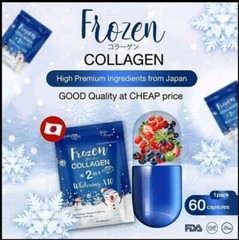 50 Frozen Collagen White Glutathione Brightening Peptides Skin x10 Pure Gluta C4