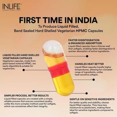 INLIFE Sea Buckthorn Oil Capsules 500mg | Omega 3 6 7 9 Supplement 30N K660