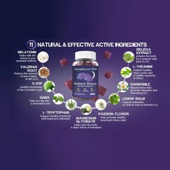 Melatonin, Sleep Support Gummies, Strawberry Flavor, 3mg, 120 Count