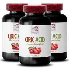 Smooth Splash – URIC ACID COMPLEX – Berry Bliss 3 Bottles 180 Capsules