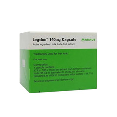 LEGALON 140mg Madaus Germany Traditionally used for liver 100 Capsules