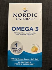 Nordic Naturals Omega-3 Fish -690mg- Omega-3 (60 Soft Gels) 09/26