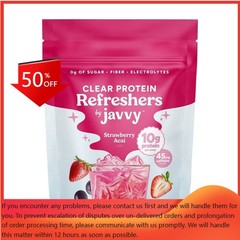 Javvy Strawberry Acai Clear Protein Refreshers – 9.2oz
