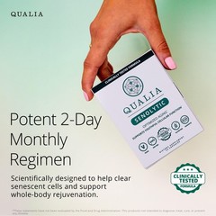 QUALIA LIFE SCIENCES Senolytic 12 Count (Pack of 1), Green