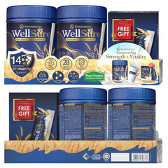 2x KINOHIMITSU Wellsure Plant Based Complete Nutrition 850g -Free Gift Included!