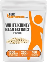 BulkSupplements White Kidney Bean Extract Powder 250g – 1500 mg Per Serving