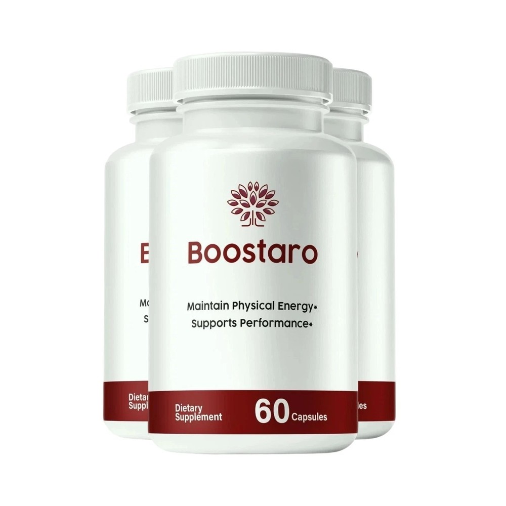 3-Pack Boostaro Capsules, Boostaro Male Pills, Boostaro Supplement -300 Capsules