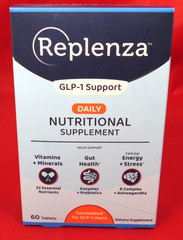 Replenza GLP-1 Support Daily Nutritional Supplement 60 Tablets NEW 9/26