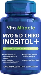 Inositol Supplement Myo-Inositol & D-Chiro Inositol Capsules 2000mg 40:1 Ratio