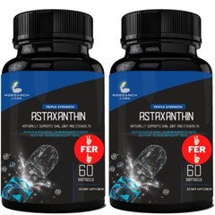 Astaxanthin 12mg, Total 120 Softgels, Huge 4 Month Supply, Natural Gluten Free