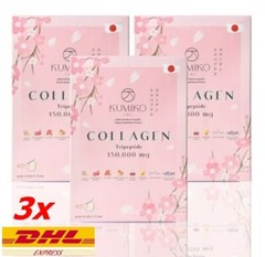 3x KUMIKO Collagen Dietary Supplement brighten skin younger Acne freckles