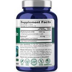 NusaPure Dihydromyricetin (DHM) 1,000mg 60 Veggie Tablets Non-GMO Gluten Free