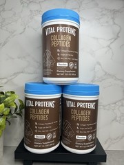 Vital Proteins Collagen Peptides Chocolate Powder 13.5 oz (3 Pack) Exp 05/2027