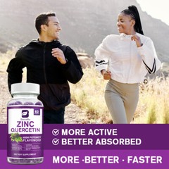 Quercetin Capsules w/Bromelain & Zinc- Gummies Natural Immune Support Supplement