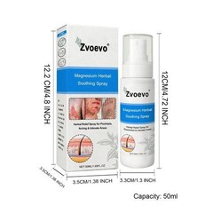 Magnesium Zvoevo Herbal Soothing Spray , Fast – Acting Relief Itching Mist 50ml